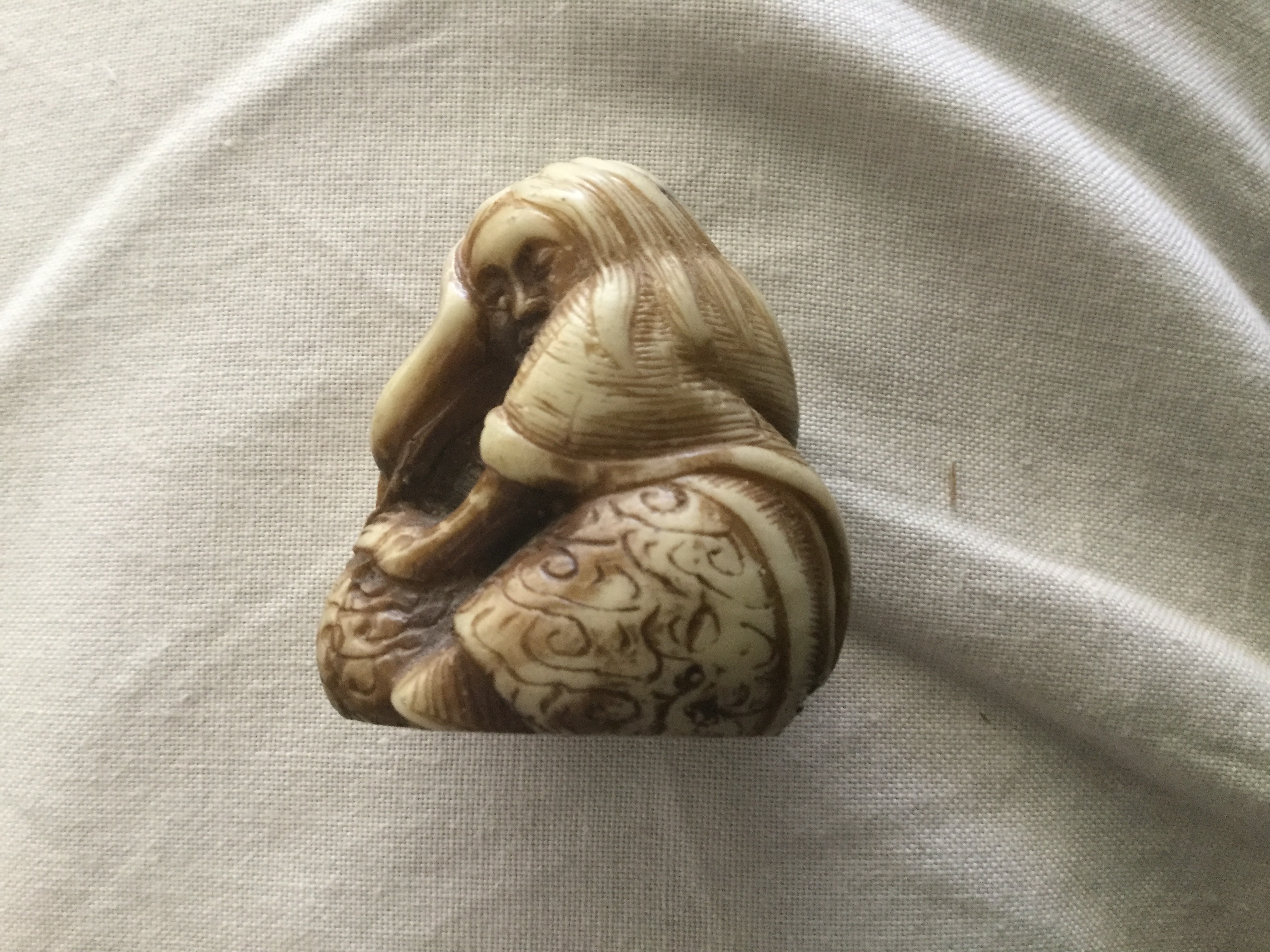 Netsuke the thinker