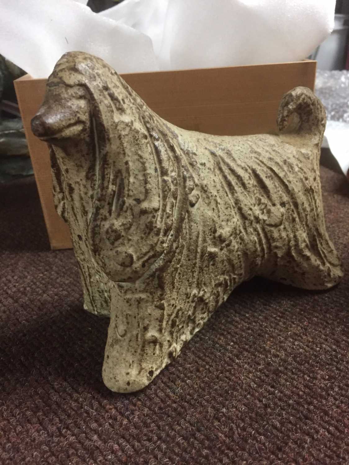 Afghan hound by Minori Terada influenced by the Swedish artist Lisa Larson